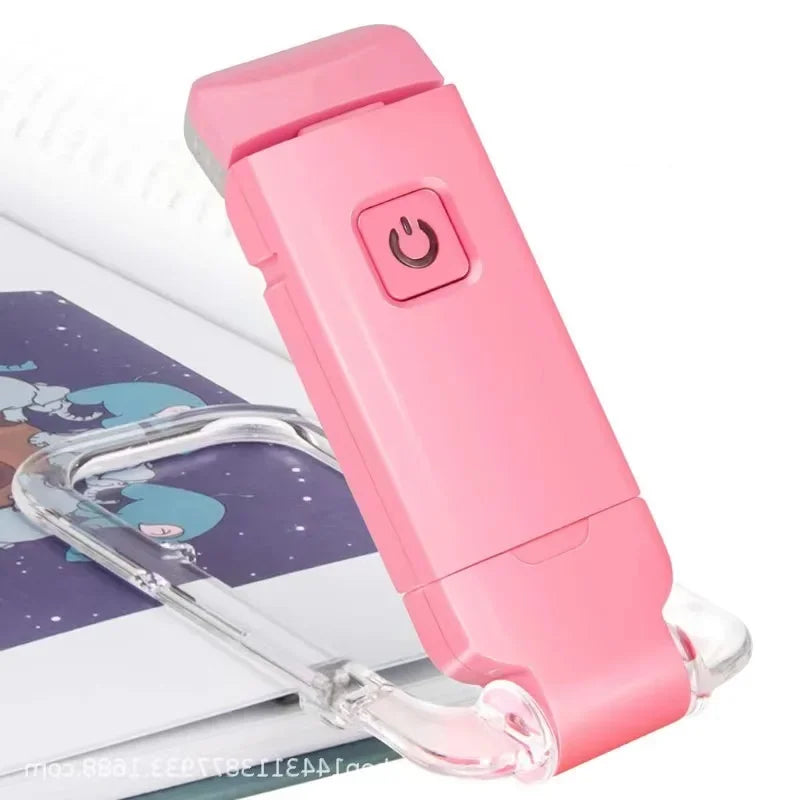 Lampe de Lecture LED USB Rechargeable blanche – Clip Portable & Protection oculaire